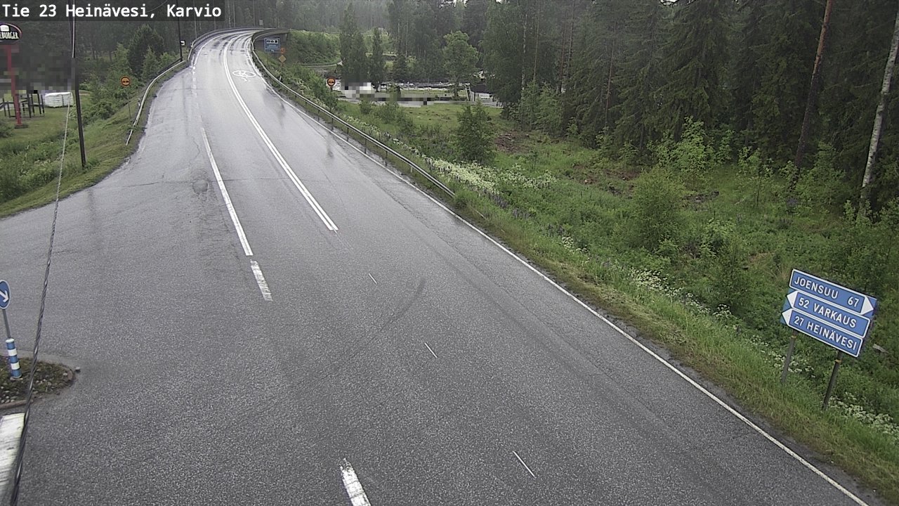 Kelikamerat Kuva Tie 23 Heinävesi, Karvio, Heinävesi, Pohjois-Karjala