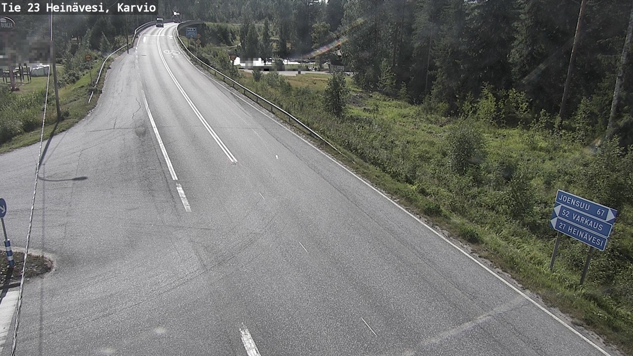 Kelikamerat Kuva Tie 23 Heinävesi, Karvio, Heinävesi, Pohjois-Karjala