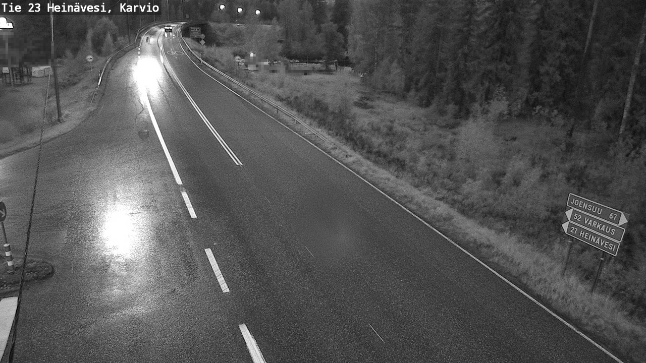 Weather Camera Image Väg 23 Heinävesi, Karvio, Heinävesi, Pohjois-Karjala