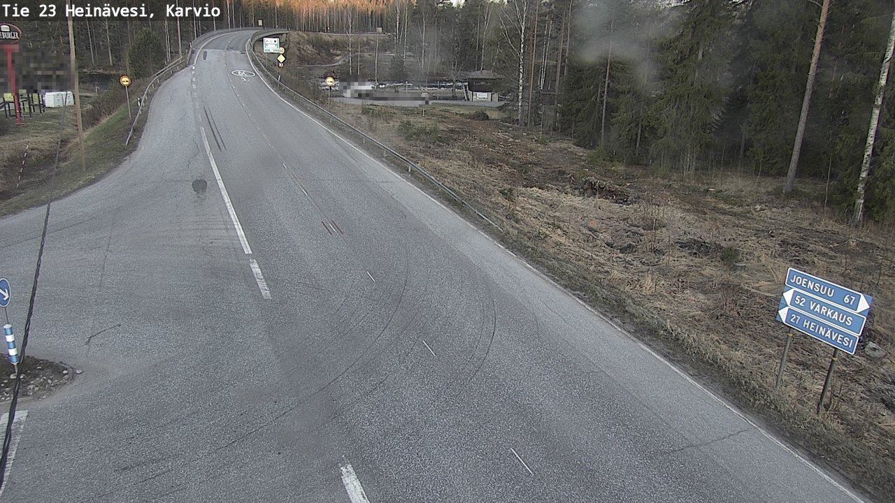 Kelikamerat Kuva Tie 23 Heinävesi, Karvio, Heinävesi, Pohjois-Karjala