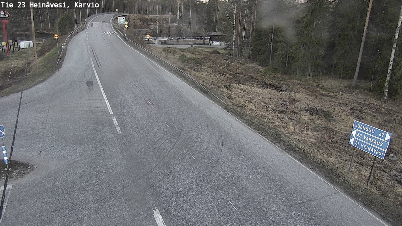 Kelikamerat Kuva Tie 23 Heinävesi, Karvio, Heinävesi, Pohjois-Karjala