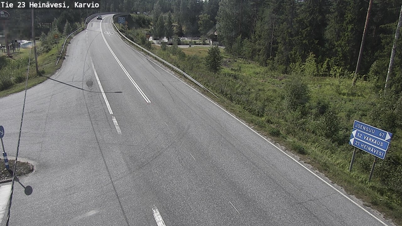 Kelikamerat Kuva Tie 23 Heinävesi, Karvio, Heinävesi, Pohjois-Karjala