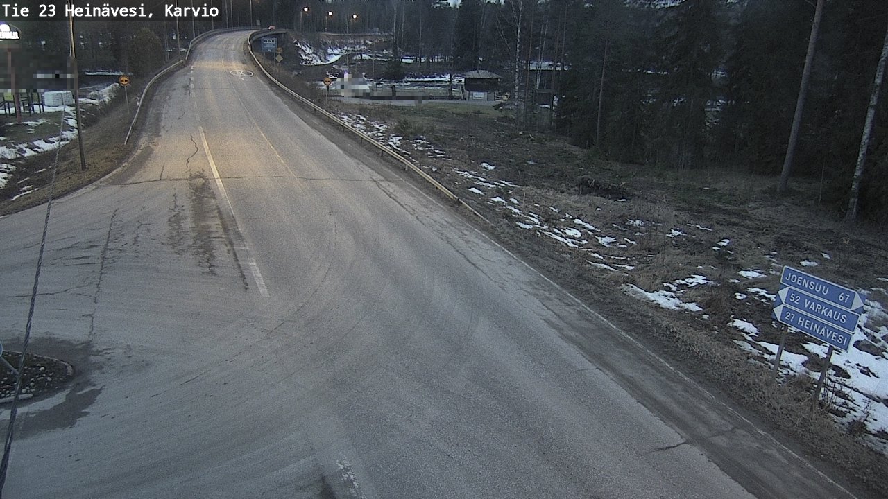 Kelikamerat Kuva Tie 23 Heinävesi, Karvio, Heinävesi, Pohjois-Karjala