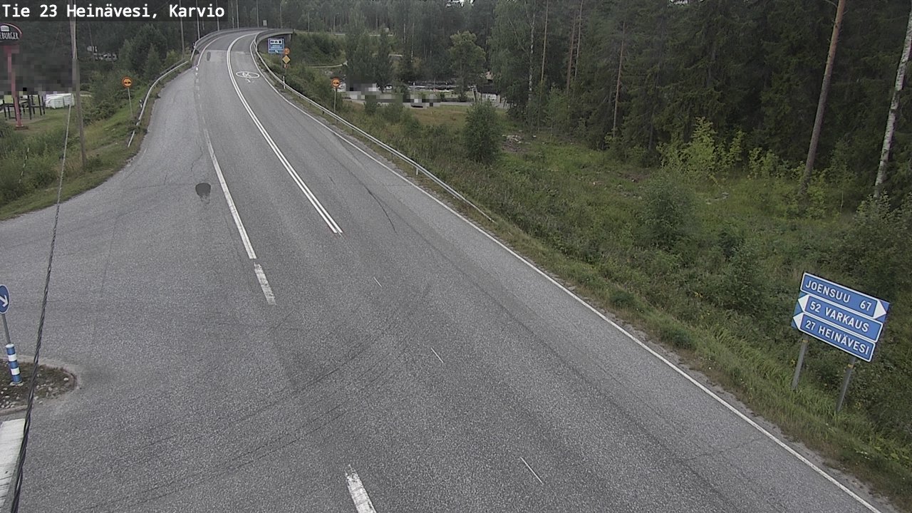 Weather Camera Image Road 23 Heinävesi, Karvio, Heinävesi, Pohjois-Karjala