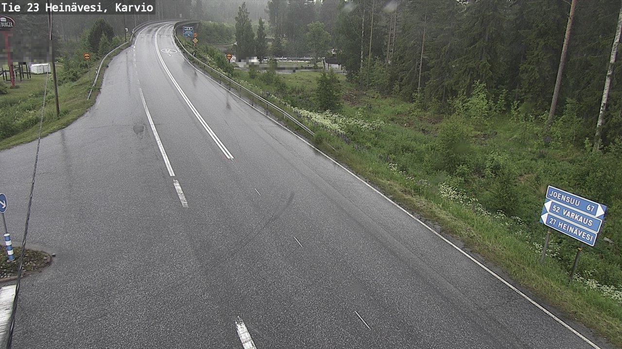 Kelikamerat Kuva Tie 23 Heinävesi, Karvio, Heinävesi, Pohjois-Karjala
