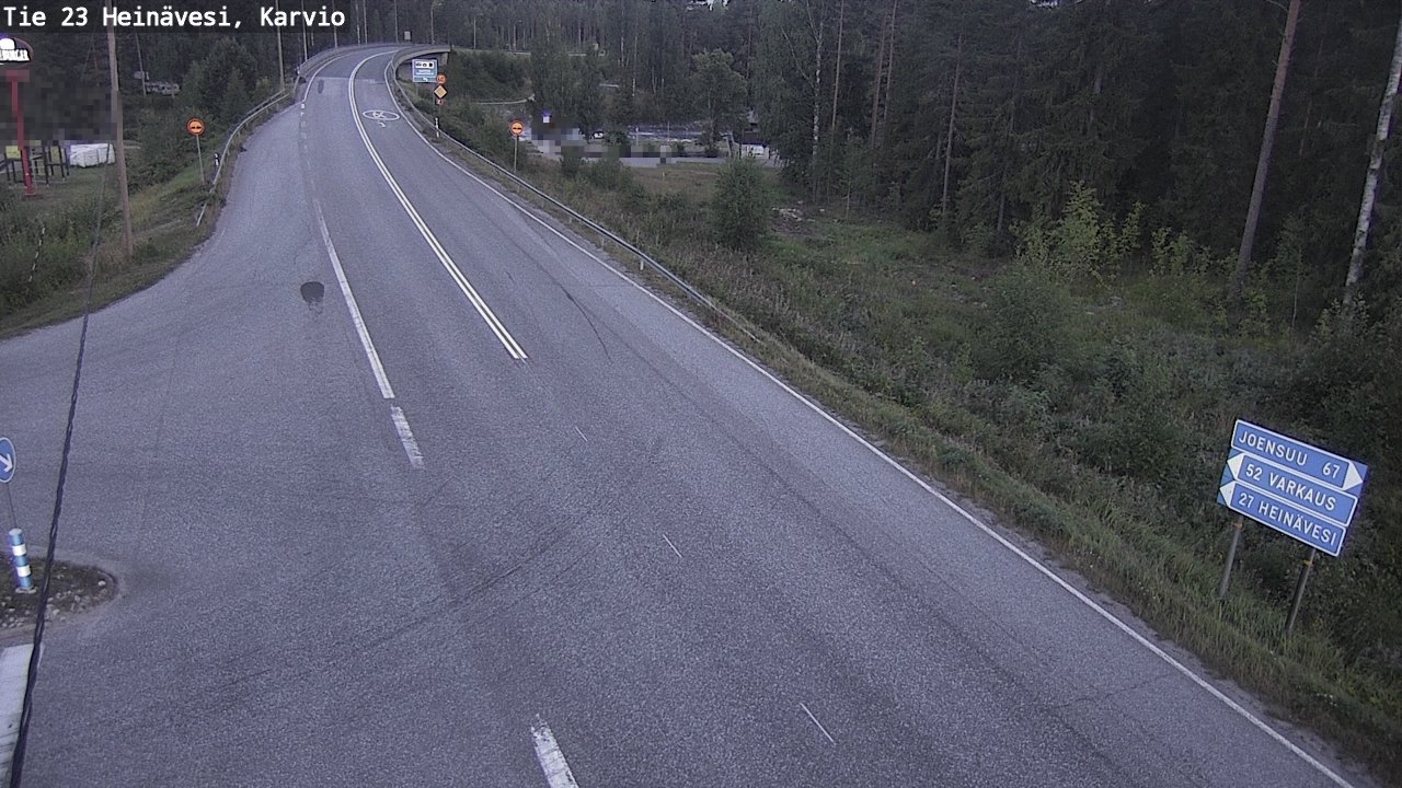 Kelikamerat Kuva Tie 23 Heinävesi, Karvio, Heinävesi, Pohjois-Karjala