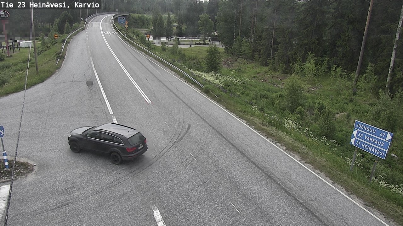 Kelikamerat Kuva Tie 23 Heinävesi, Karvio, Heinävesi, Pohjois-Karjala