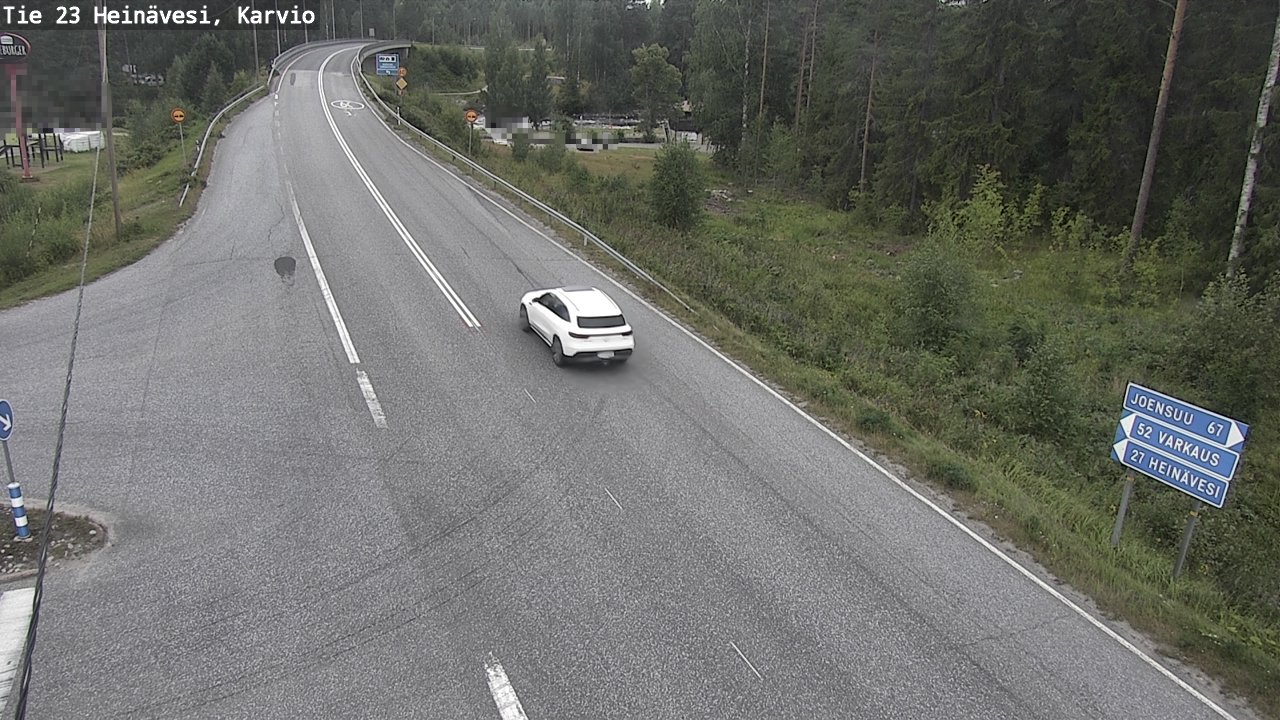 Weather Camera Image Road 23 Heinävesi, Karvio, Heinävesi, Pohjois-Karjala