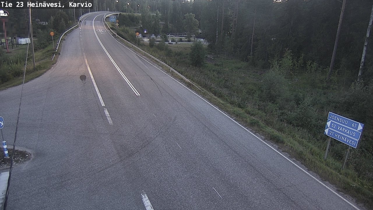 Kelikamerat Kuva Tie 23 Heinävesi, Karvio, Heinävesi, Pohjois-Karjala