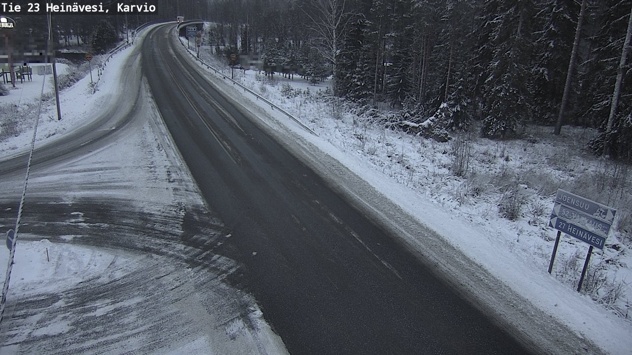 Weather Camera Image Väg 23 Heinävesi, Karvio, Heinävesi, Pohjois-Karjala
