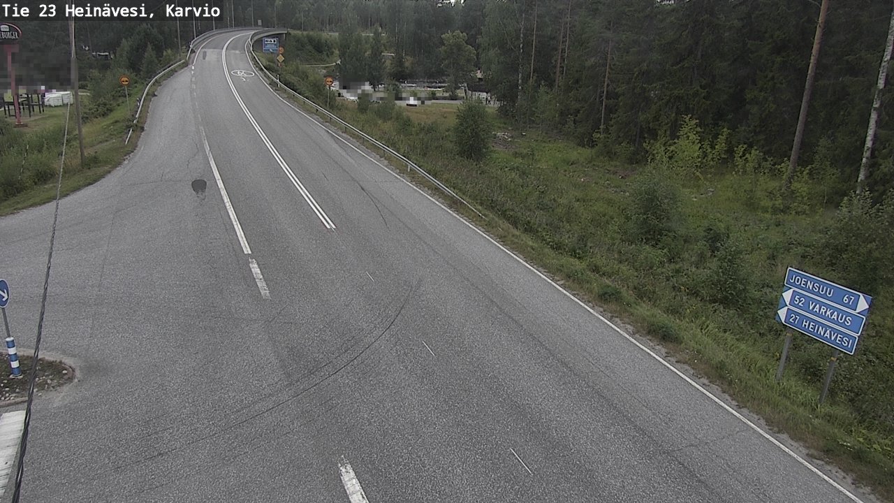 Weather Camera Image Väg 23 Heinävesi, Karvio, Heinävesi, Pohjois-Karjala