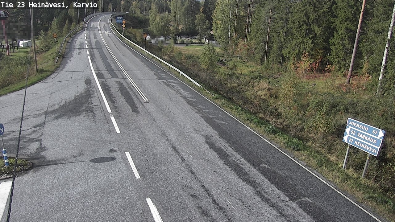 Kelikamerat Kuva Tie 23 Heinävesi, Karvio, Heinävesi, Pohjois-Karjala