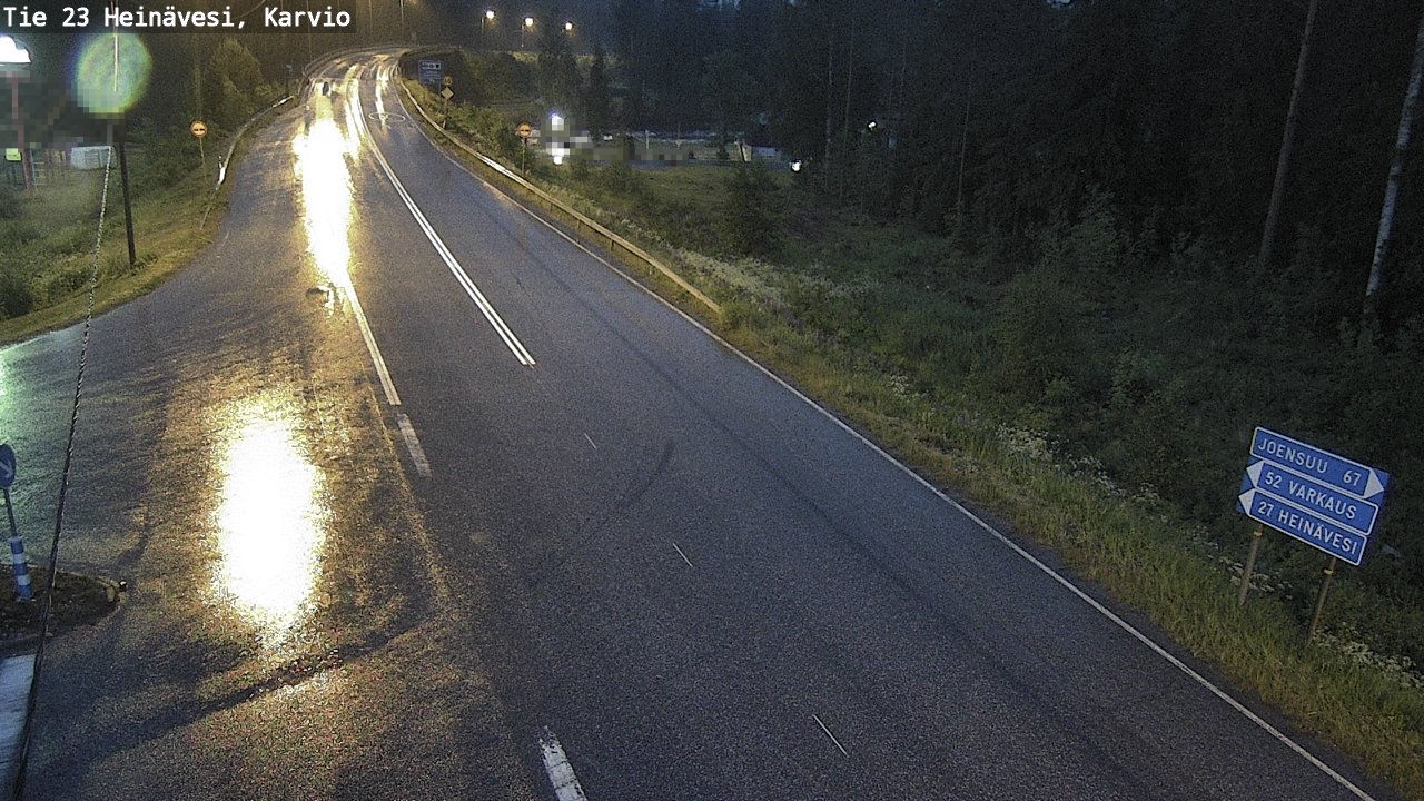 Kelikamerat Kuva Tie 23 Heinävesi, Karvio, Heinävesi, Pohjois-Karjala