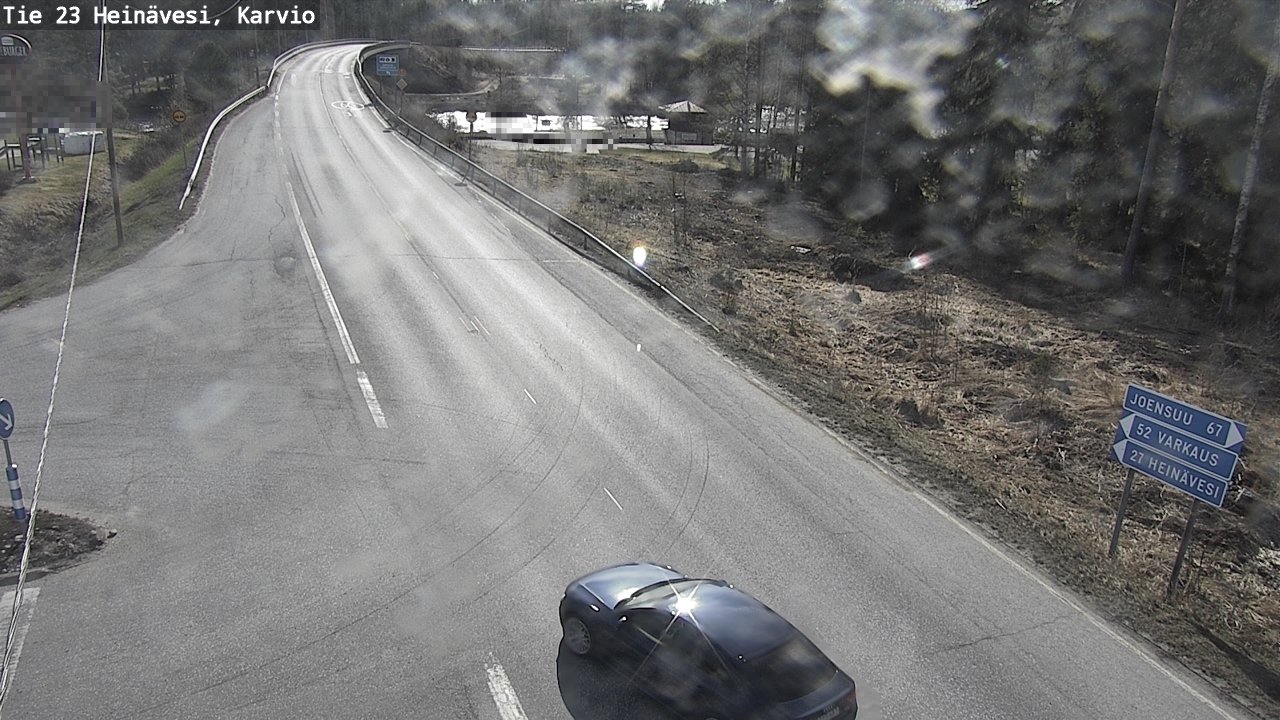 Kelikamerat Kuva Tie 23 Heinävesi, Karvio, Heinävesi, Pohjois-Karjala
