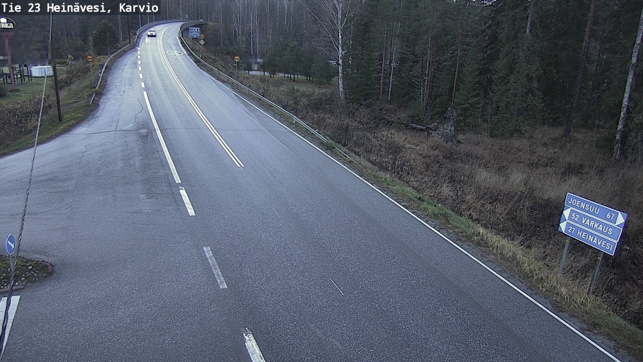 Kelikamerat Kuva Tie 23 Heinävesi, Karvio, Heinävesi, Pohjois-Karjala