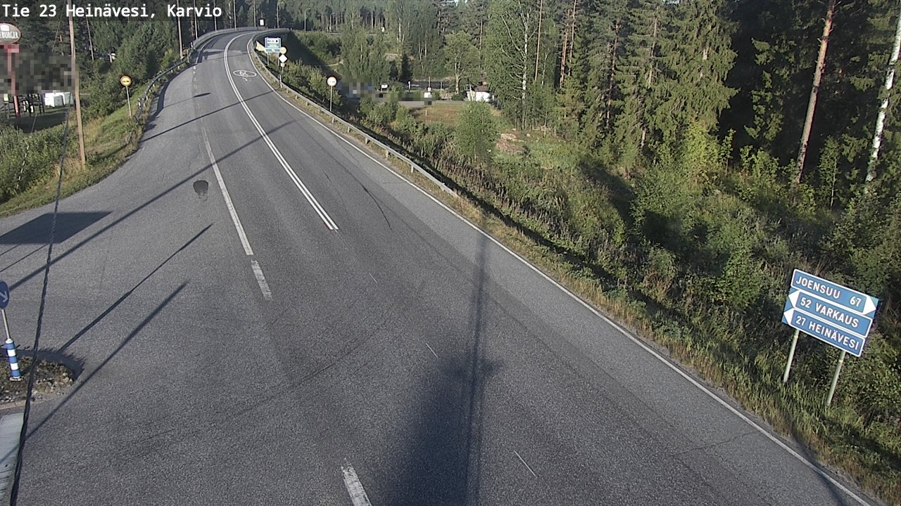 Kelikamerat Kuva Tie 23 Heinävesi, Karvio, Heinävesi, Pohjois-Karjala