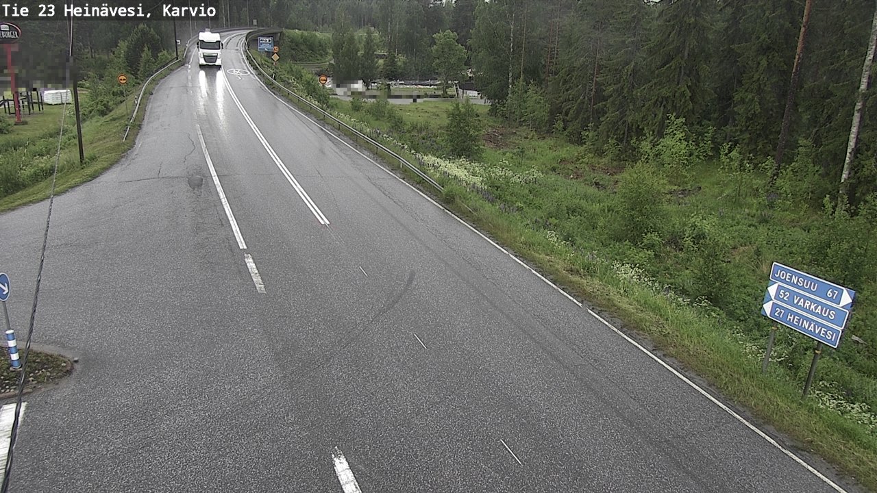 Kelikamerat Kuva Tie 23 Heinävesi, Karvio, Heinävesi, Pohjois-Karjala