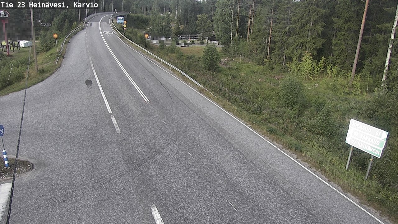 Kelikamerat Kuva Tie 23 Heinävesi, Karvio, Heinävesi, Pohjois-Karjala