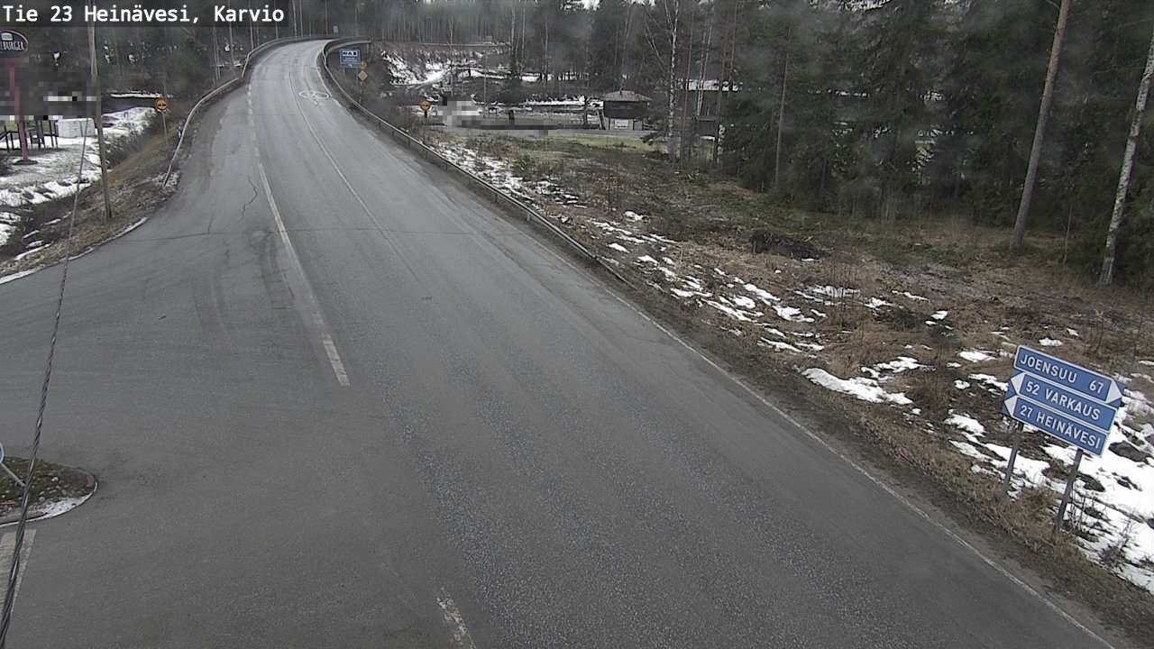 Kelikamerat Kuva Tie 23 Heinävesi, Karvio, Heinävesi, Pohjois-Karjala