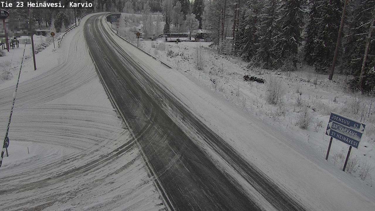 Weather Camera Image Road 23 Heinävesi, Karvio, Heinävesi, Pohjois-Karjala