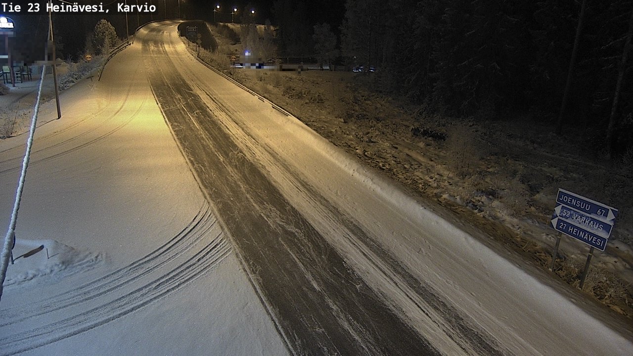 Kelikamerat Kuva Tie 23 Heinävesi, Karvio, Heinävesi, Pohjois-Karjala