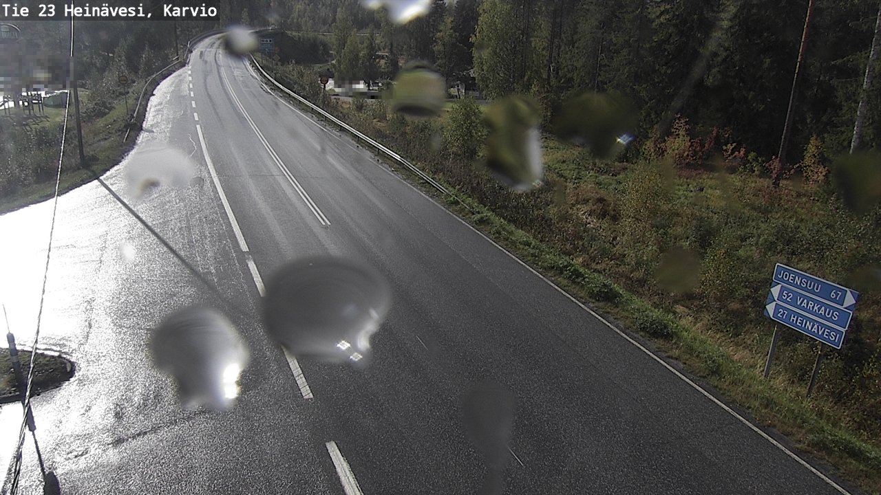 Weather Camera Image Väg 23 Heinävesi, Karvio, Heinävesi, Pohjois-Karjala