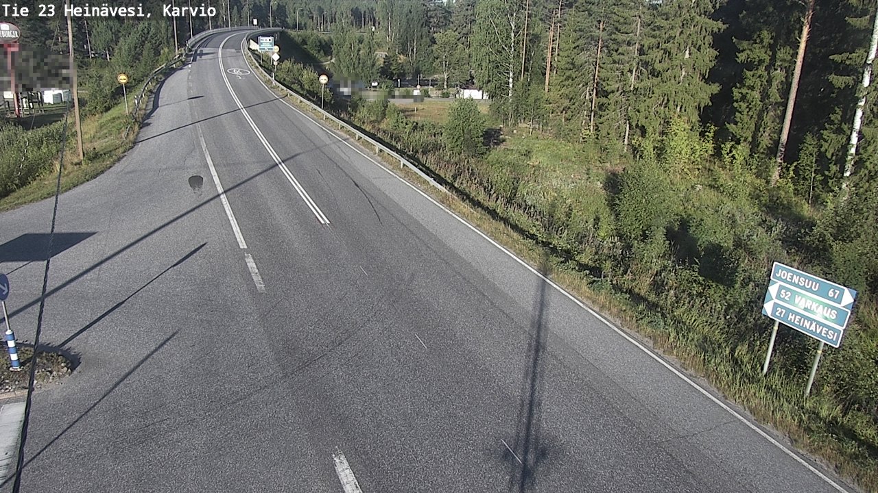 Kelikamerat Kuva Tie 23 Heinävesi, Karvio, Heinävesi, Pohjois-Karjala