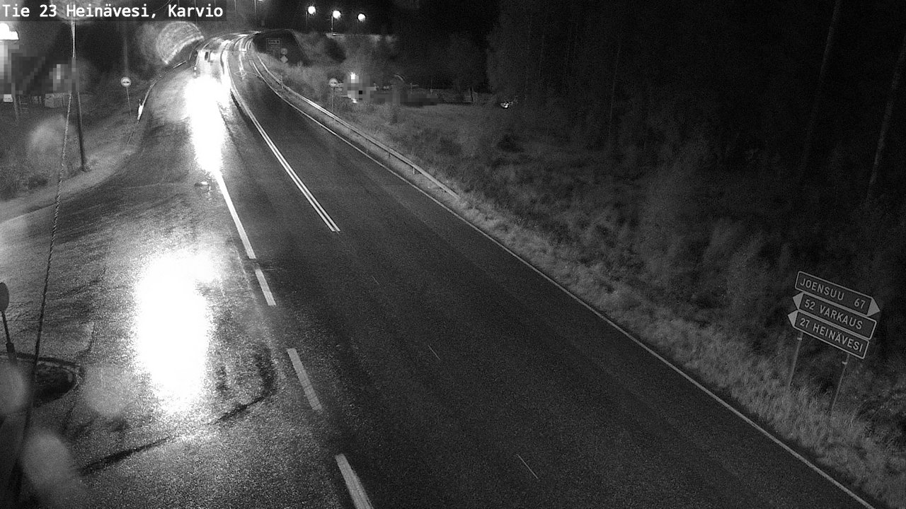 Weather Camera Image Väg 23 Heinävesi, Karvio, Heinävesi, Pohjois-Karjala