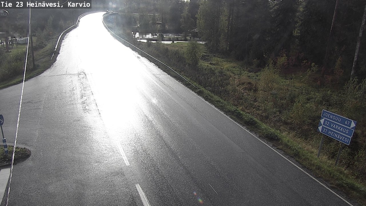 Weather Camera Image Väg 23 Heinävesi, Karvio, Heinävesi, Pohjois-Karjala