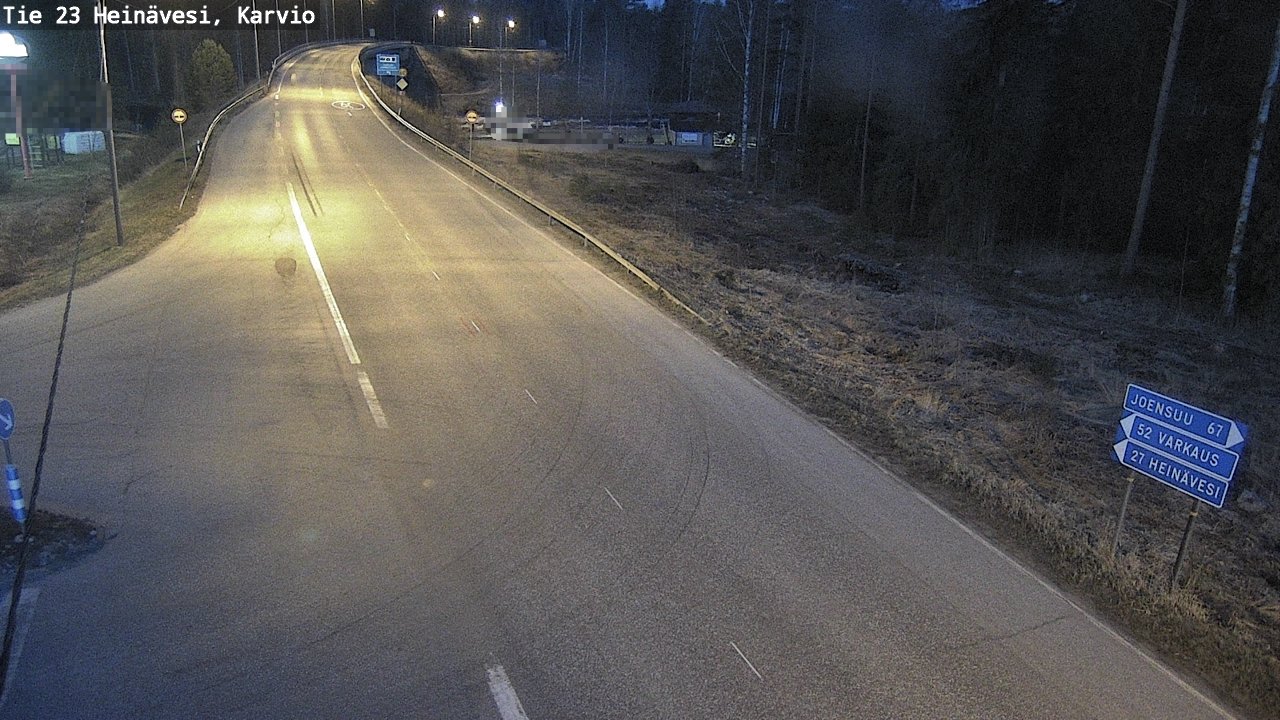 Kelikamerat Kuva Tie 23 Heinävesi, Karvio, Heinävesi, Pohjois-Karjala