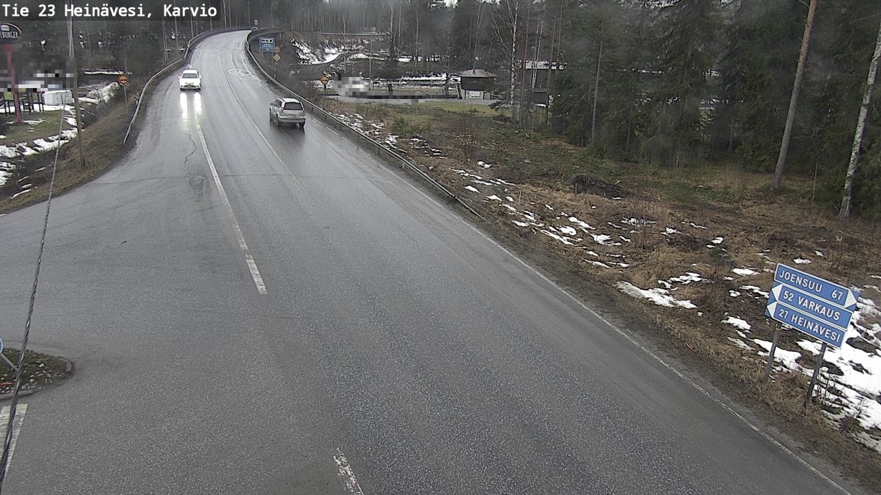 Weather Camera Image Road 23 Heinävesi, Karvio, Heinävesi, Pohjois-Karjala