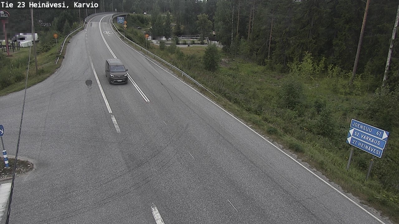 Kelikamerat Kuva Tie 23 Heinävesi, Karvio, Heinävesi, Pohjois-Karjala