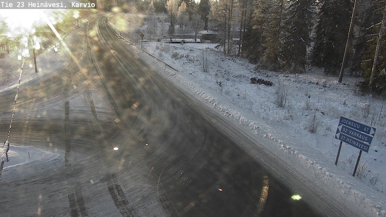 Kelikamerat Kuva Tie 23 Heinävesi, Karvio, Heinävesi, Pohjois-Karjala