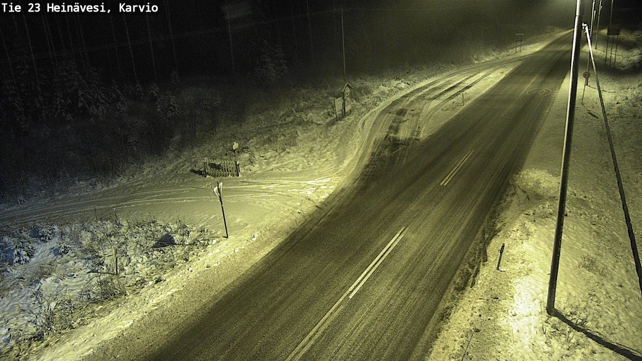 Weather Camera Image Road 23 Heinävesi, Karvio, Heinävesi, Pohjois-Karjala