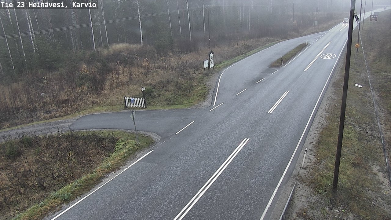 Kelikamerat Kuva Tie 23 Heinävesi, Karvio, Heinävesi, Pohjois-Karjala