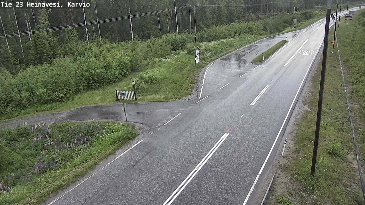 Kelikamerat Kuva Tie 23 Heinävesi, Karvio, Heinävesi, Pohjois-Karjala