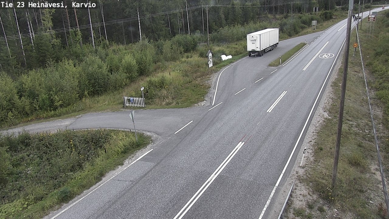 Weather Camera Image Road 23 Heinävesi, Karvio, Heinävesi, Pohjois-Karjala