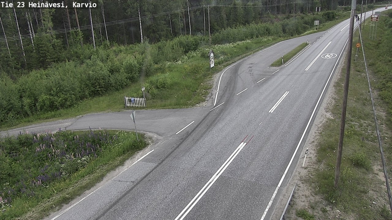 Kelikamerat Kuva Tie 23 Heinävesi, Karvio, Heinävesi, Pohjois-Karjala