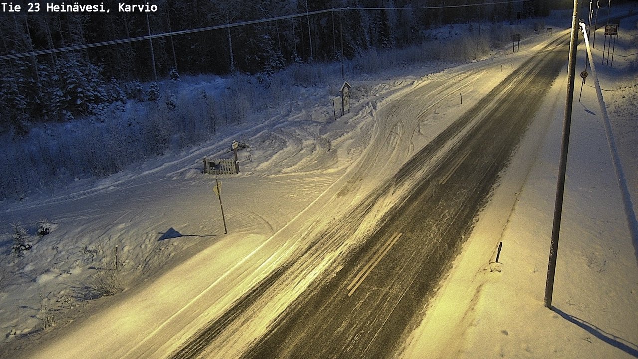 Kelikamerat Kuva Tie 23 Heinävesi, Karvio, Heinävesi, Pohjois-Karjala
