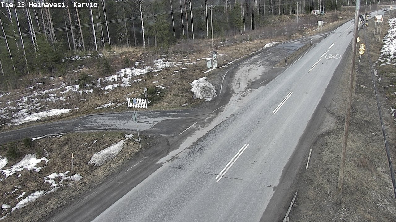 Kelikamerat Kuva Tie 23 Heinävesi, Karvio, Heinävesi, Pohjois-Karjala