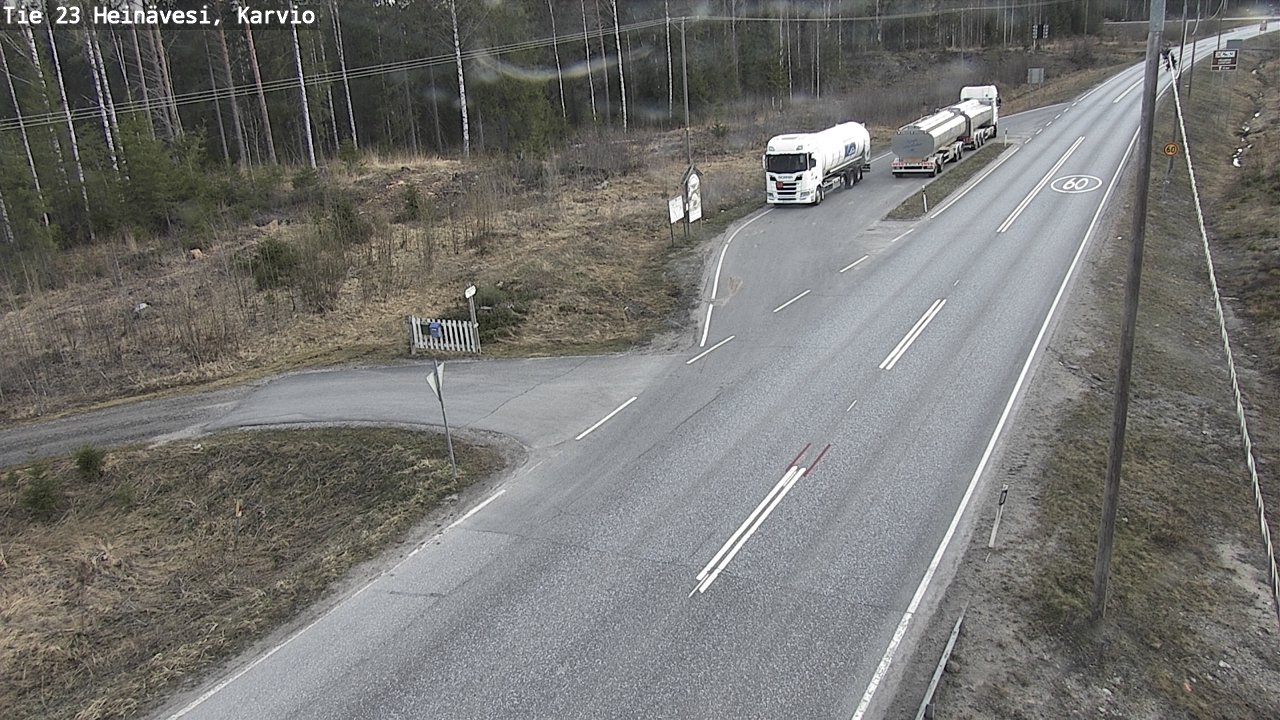 Kelikamerat Kuva Tie 23 Heinävesi, Karvio, Heinävesi, Pohjois-Karjala