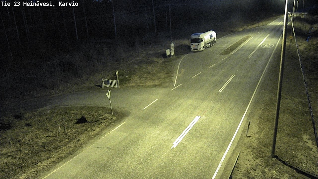 Weather Camera Image Road 23 Heinävesi, Karvio, Heinävesi, Pohjois-Karjala