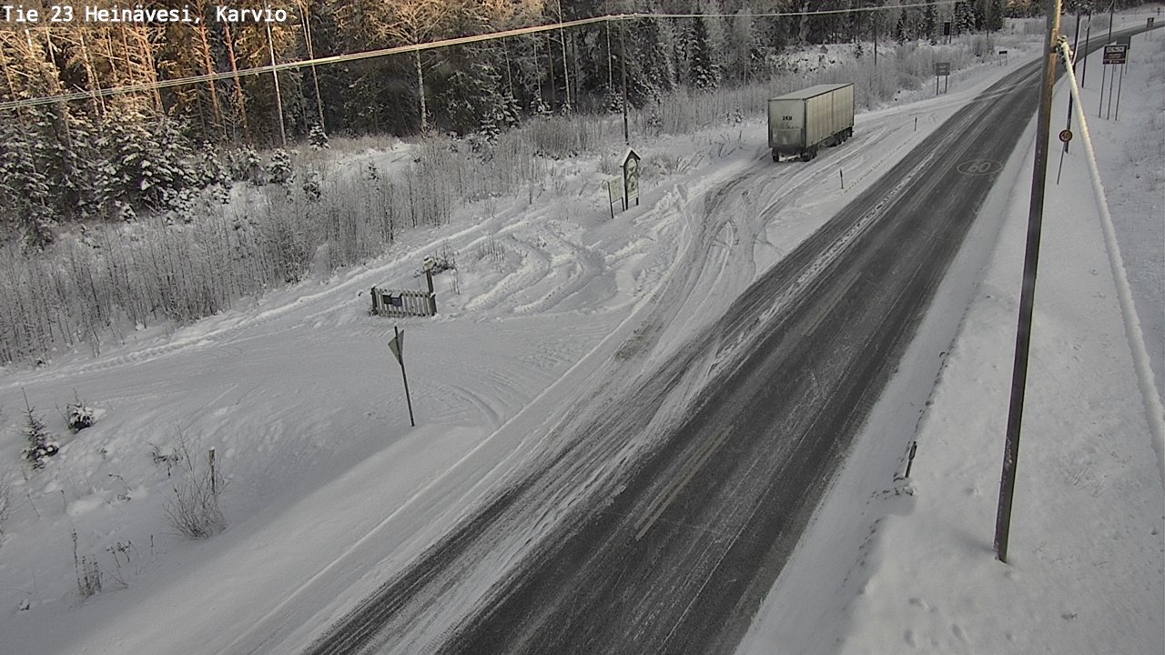 Kelikamerat Kuva Tie 23 Heinävesi, Karvio, Heinävesi, Pohjois-Karjala
