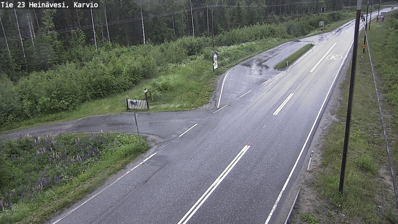 Kelikamerat Kuva Tie 23 Heinävesi, Karvio, Heinävesi, Pohjois-Karjala