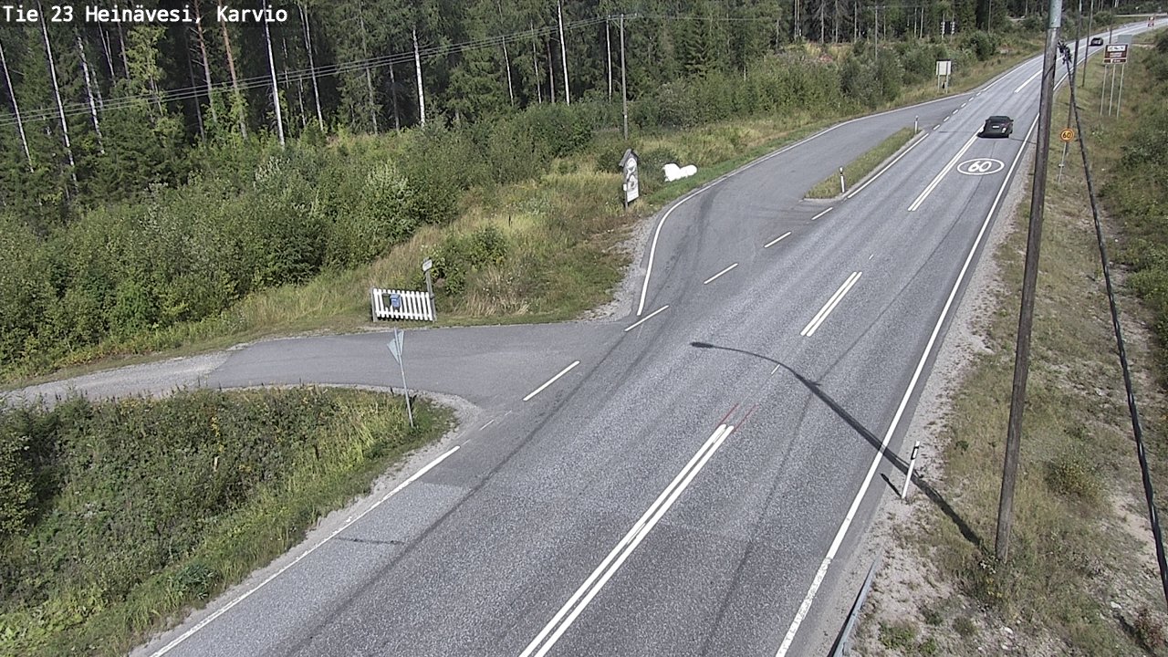Kelikamerat Kuva Tie 23 Heinävesi, Karvio, Heinävesi, Pohjois-Karjala