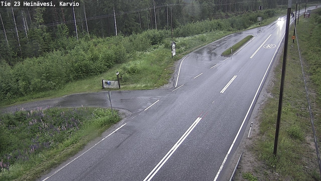 Kelikamerat Kuva Tie 23 Heinävesi, Karvio, Heinävesi, Pohjois-Karjala