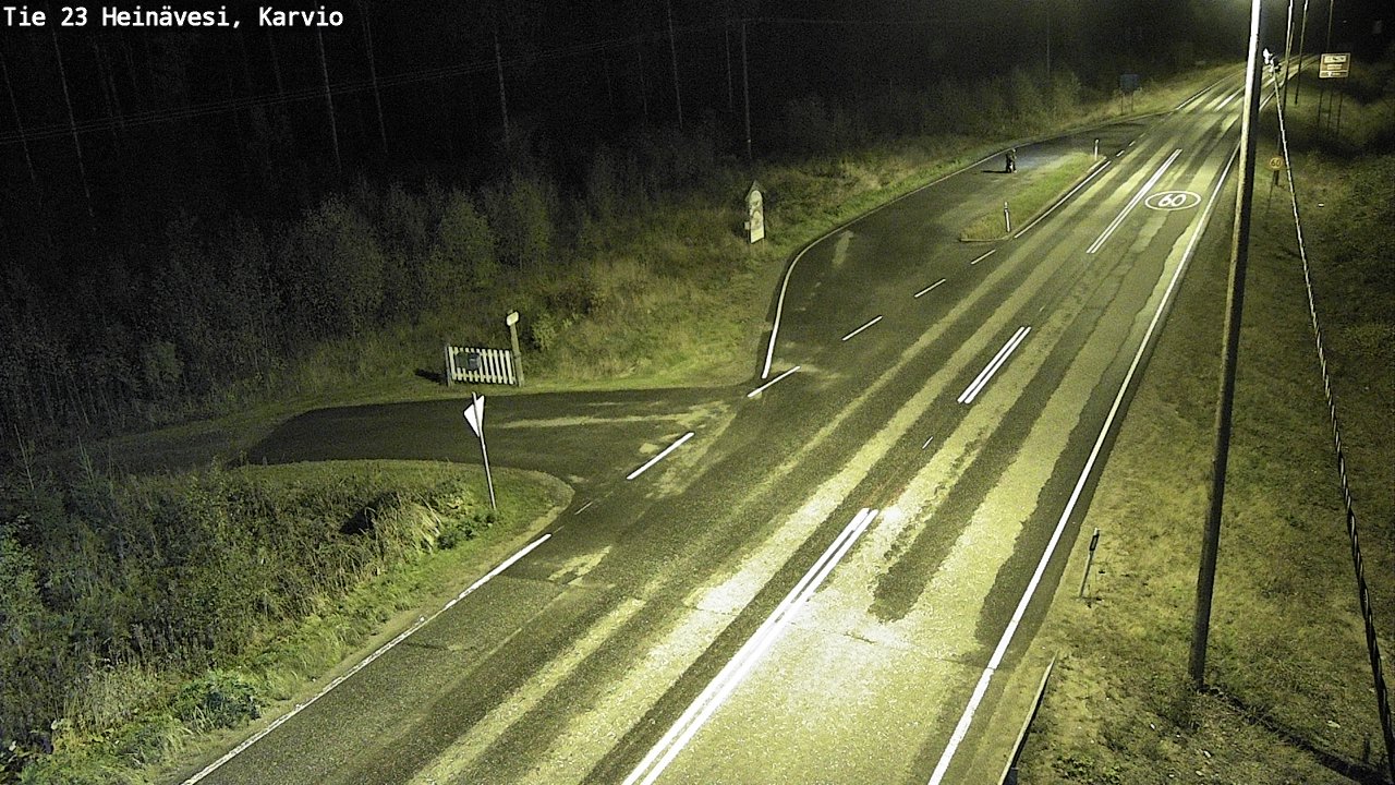 Weather Camera Image Road 23 Heinävesi, Karvio, Heinävesi, Pohjois-Karjala