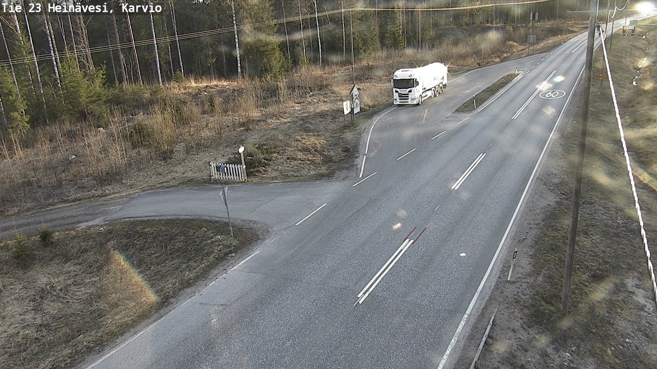 Kelikamerat Kuva Tie 23 Heinävesi, Karvio, Heinävesi, Pohjois-Karjala