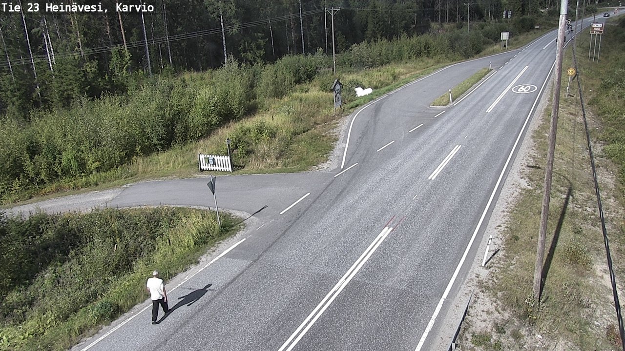 Kelikamerat Kuva Tie 23 Heinävesi, Karvio, Heinävesi, Pohjois-Karjala