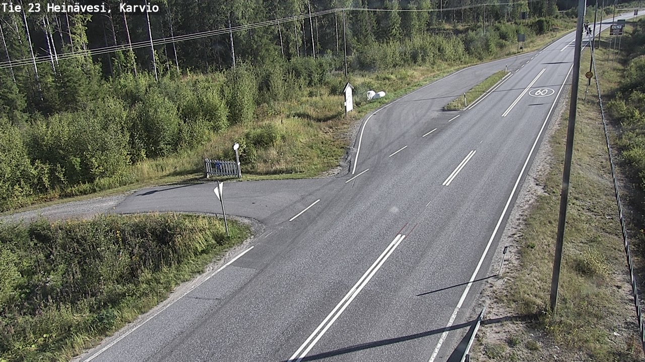 Kelikamerat Kuva Tie 23 Heinävesi, Karvio, Heinävesi, Pohjois-Karjala